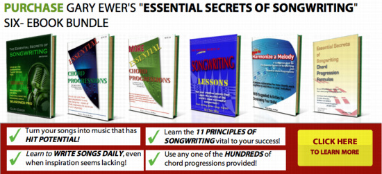 Purchase “The Essential Secrets of Songwriting” 6 Ebook Bundle