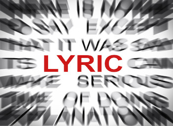 Song lyrics