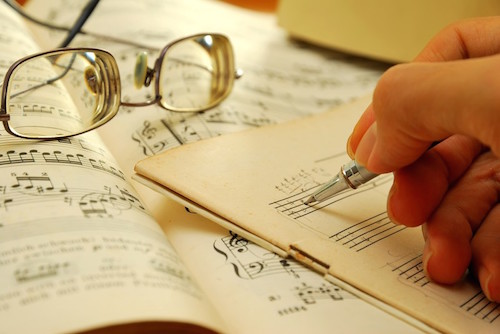 Songwriting, pen, music, lyrics