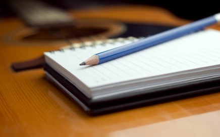 Songwriting notepad