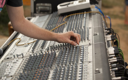 Music Studio Sound Board