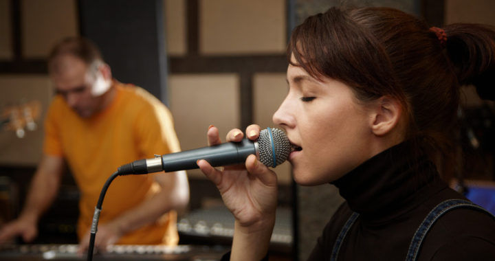 Singer - Band Rehearsal