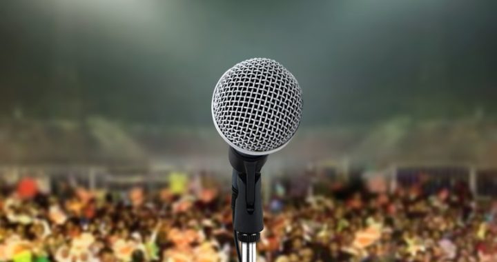 Music concert microphone