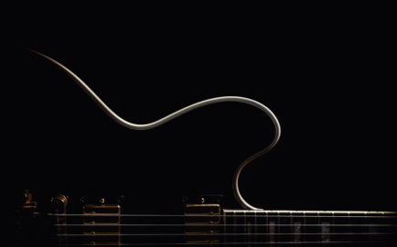 Outline of a guitar