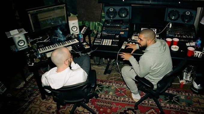 Drake in the studio