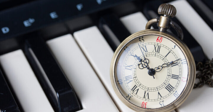 Piano and pocket watch